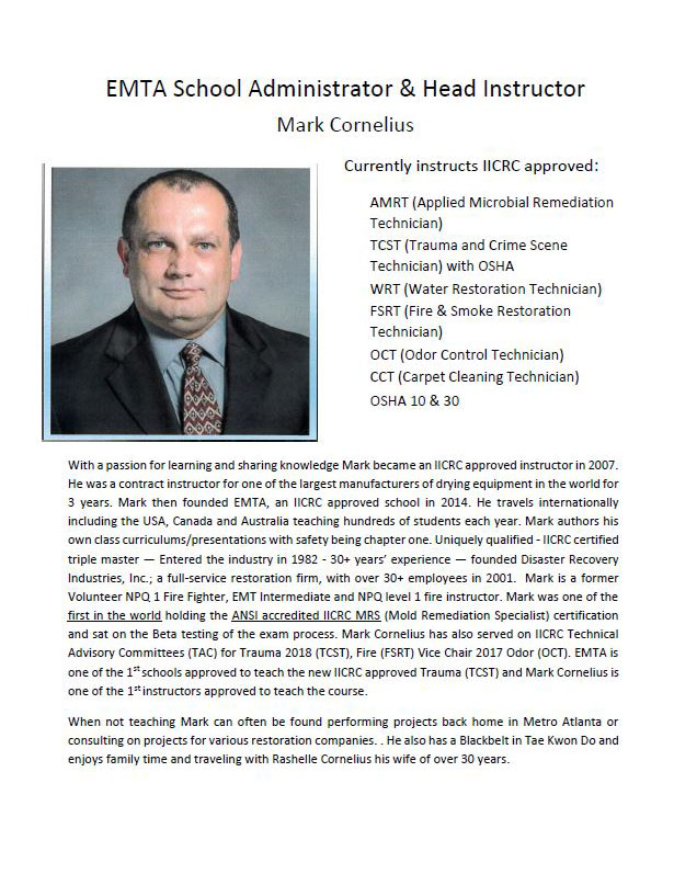Instructor Info